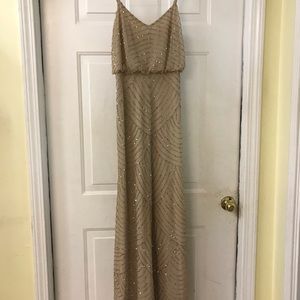 Adrianna Papell Gold/Champaign 6